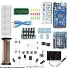 Mega 2560 R3 Prototype Shield Starter Kit With 17 Basic Arduino Projects