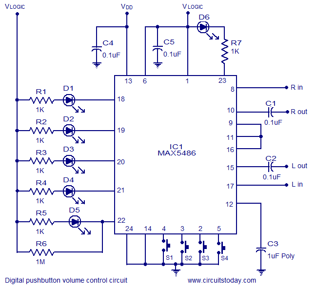 stereo amplifier circuit BA5417