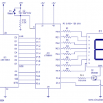 Digital thermometer using 8051