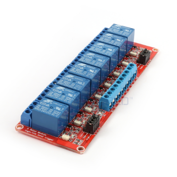 8 x DC 24V Opto Isolated High/Low Level Triggering Relay Module